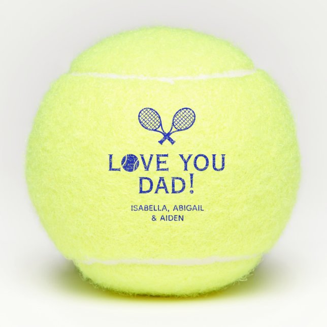 Balles De Tennis Tu aimes papa (Devant)