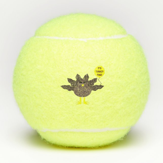 Balles De Tennis Turquie, heure Thanksgiving (Devant)