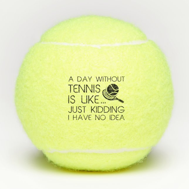 Balles De Tennis Une Journée Sans Tennis (Devant)