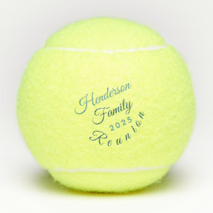 Balles De Tennis Unique Réunion Familiale Monogramme