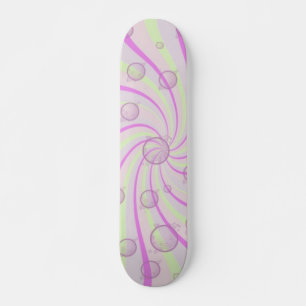Balles et bulles Skateboard rose