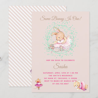 Ballet Animes Geburtstagsparty Einladung