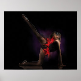 Ballet Art Abstrakt Poster