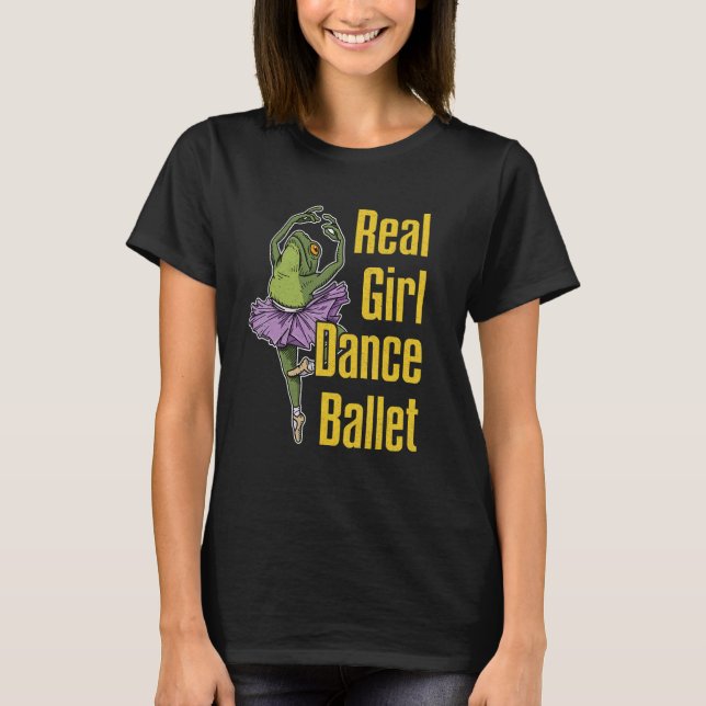 Ballet Ballerina Dancer Ballet Dance Costumes Frog T-Shirt (Vorderseite)