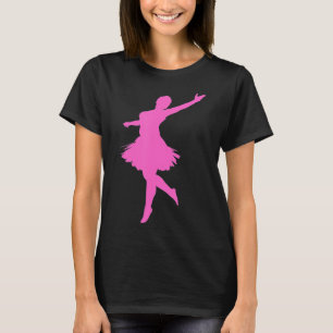 Ballet Brilliant Pink Ballerina Dancer T - Shirt