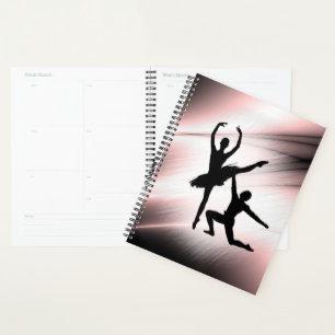 Ballet Couple Danse Accent rose