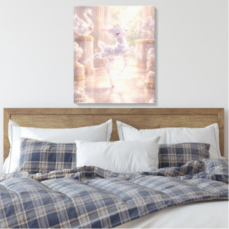 Ballet Crystal Deer Canvas Print Leinwanddruck