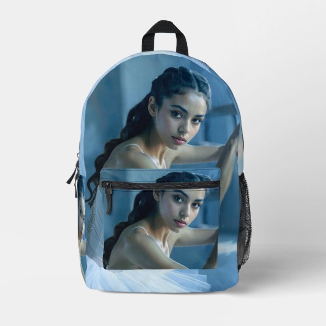 BALLET & DANCE BEDRUCKTER RUCKSACK (Vorderseite)
