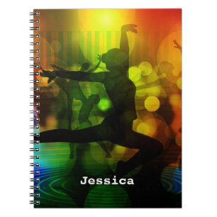 Ballet Dance Bühne Personalisiert Notizblock
