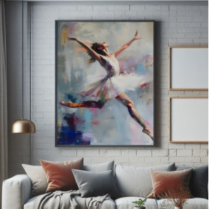 Ballet Dancer Abstrakt Art Fotodruck