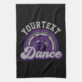 Ballet Dancer ADD TEXT Classic Dance Performer Geschirrtuch