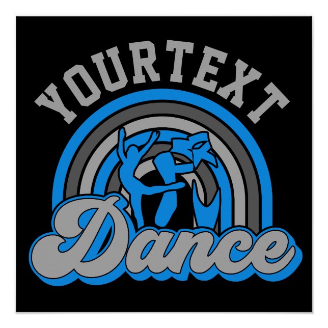 Ballet Dancer ADD TEXT Classic Dance Performer Poster (Vorderseite)