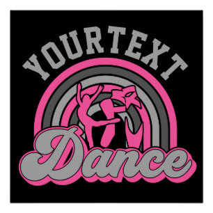 Ballet Dancer ADD TEXT Classic Dance Performer Poster