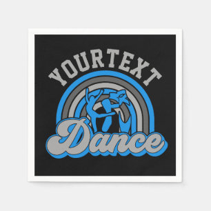 Ballet Dancer ADD TEXT Classic Dance Performer Serviette