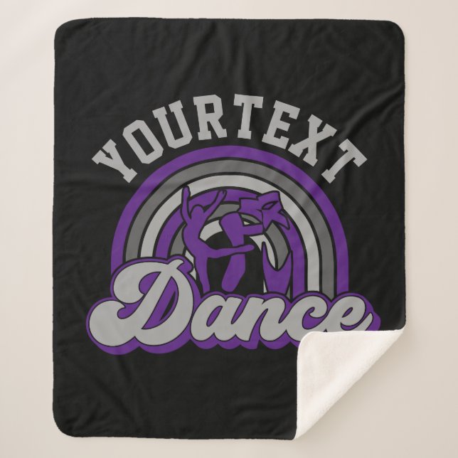 Ballet Dancer ADD TEXT Classic Dance Performer Sherpadecke (Vorderseite)