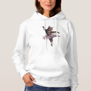 Ballet Dancer Cat Hoodie
