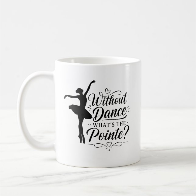 Ballet Dancer Gift for Ballet Teacher Kaffeetasse (Links)