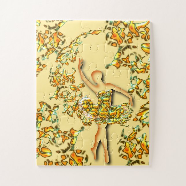 Ballet Dancer Girl Puzzle Ballerina Peinture (Vertical)