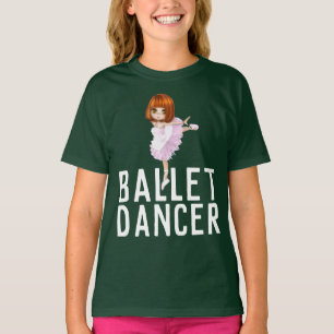 BALLET DANCER MIRLS T - SHIRT