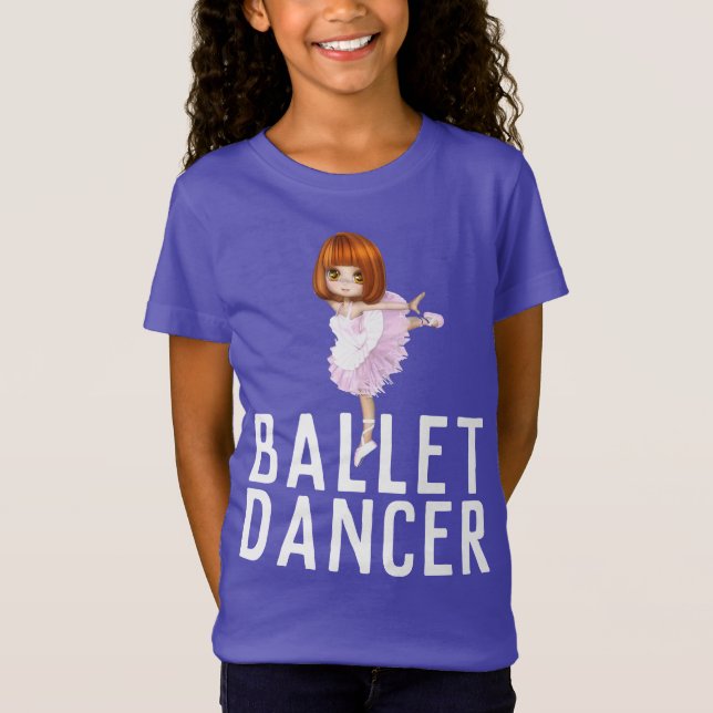 BALLET DANCER MIRLS T - SHIRT (Vorderseite)