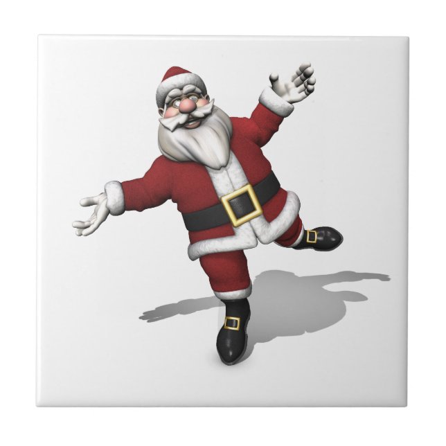 Ballet Dancer Santa Claus Fliese (Vorderseite)