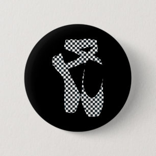 Ballet Dancer Ska Point Shoes Niedlich Ballerina Button