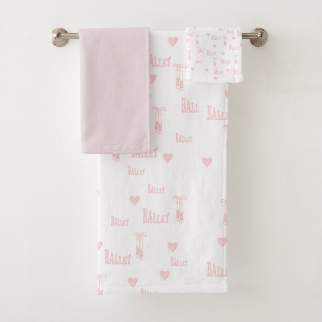 Ballet Dancer Slipper Sweet16 Großartiger Girl's Badhandtuch Set (Insitu)