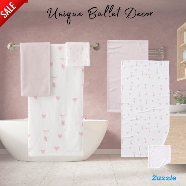 Ballet Dancer Slipper Sweet16 Großartiger Girl's Badhandtuch Set (Von Creator hochgeladen)