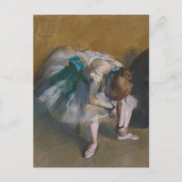 Ballet Dancer wartete Edgar Degas Postkarte