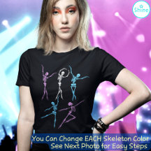 Ballet Dancing skeleton creepy spooky Halloween