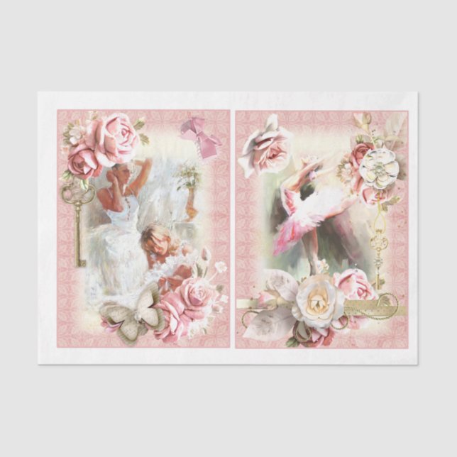 Ballet Design Serie 1 Seidenpapier (Vorderseite)