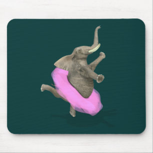 Ballet Elephant En Pointe Mousepad