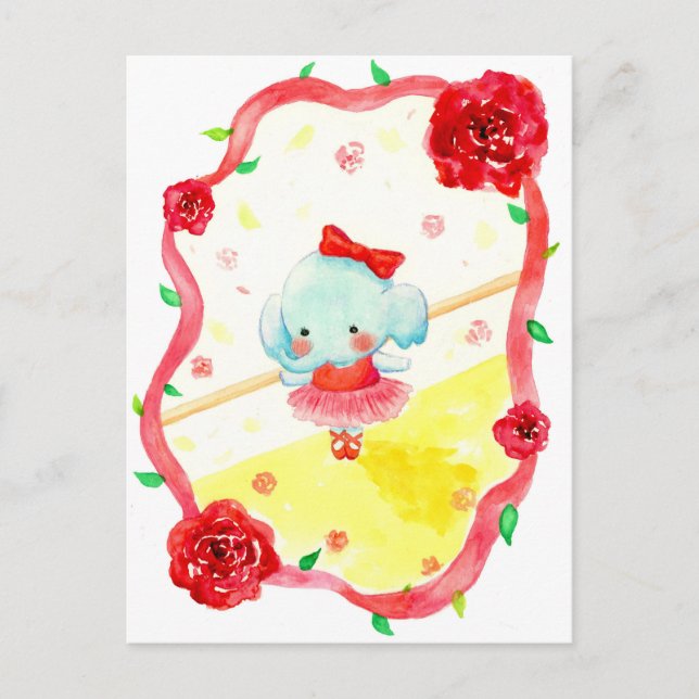 ballet feiertagspostkarte (Vorderseite)