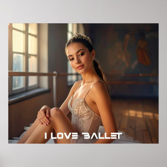 BALLET - I LOVE BALLET POSTER (Vorne)