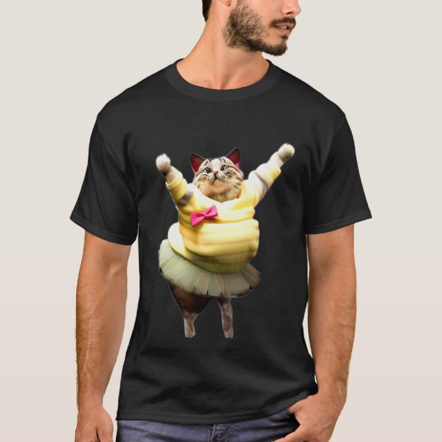 Ballet Kitty Cat Version 2 0 T-Shirt (Vorderseite)