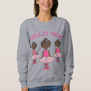 BALLET MAMA Dancemom Tanz Ballerina Pink Tutu Sweatshirt
