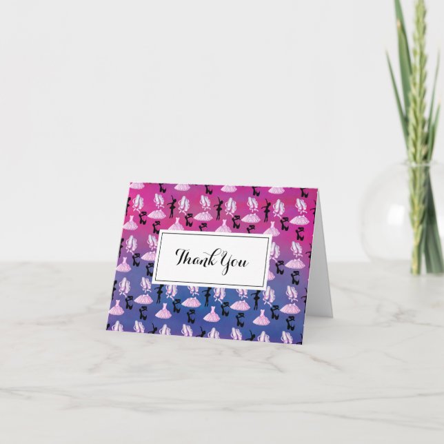 Ballet Muster Tanzaufwertung Danke (Vorderseite)