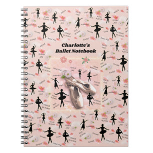 Ballet-Notebook (mit anpassbarem Titel) Notizblock