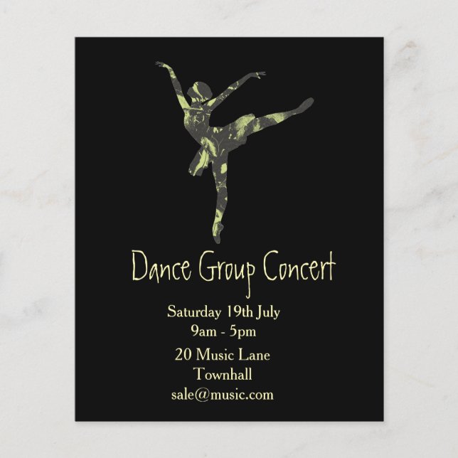 Ballet or modern dance flyer (Vorne)