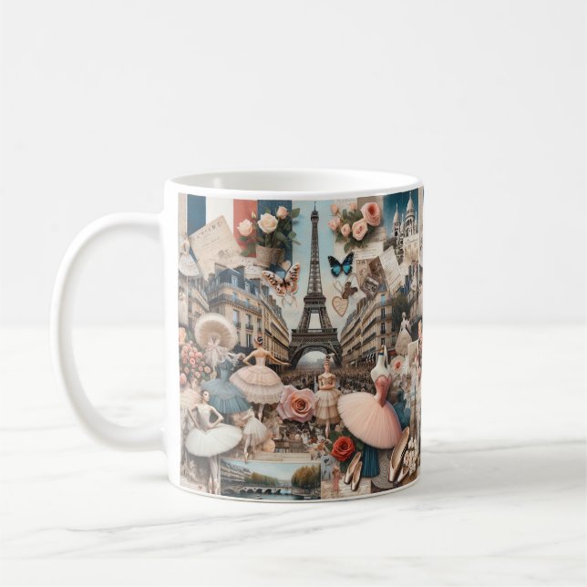 Ballet parisien Dream Collage Café Mug (Gauche)
