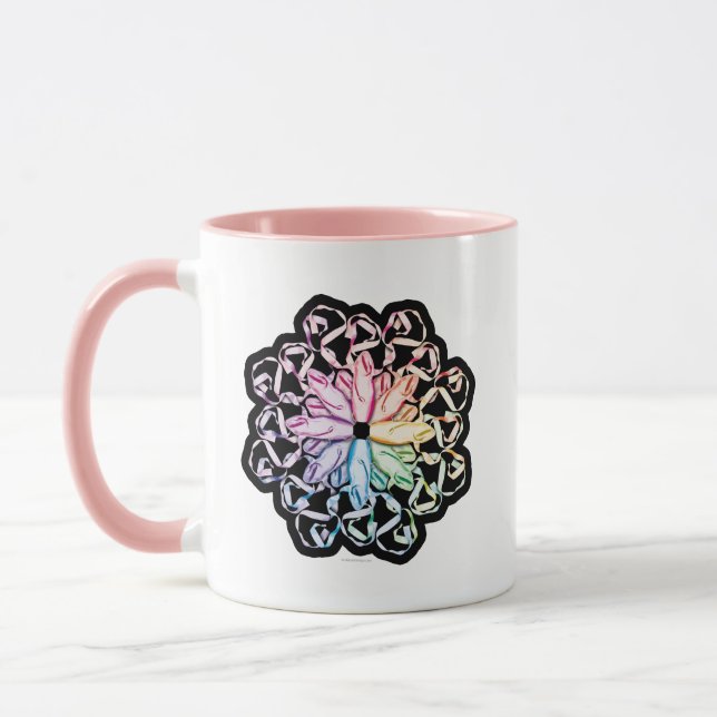 Ballet Pattern (Spektrale Tasse) Tasse (Links)