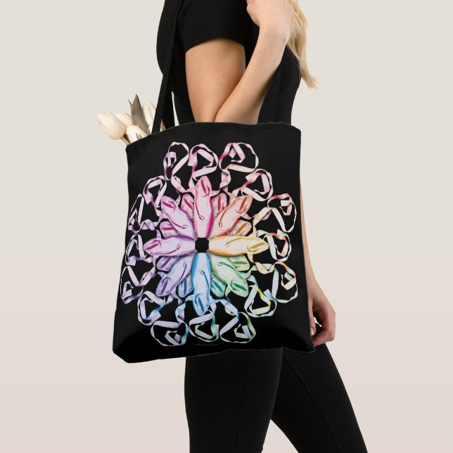 Ballet Pattern Tote Bag Tasche (Von Nahem)