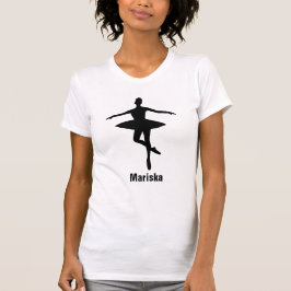 Ballet Pirouette Pose Silhouette T-Shirt