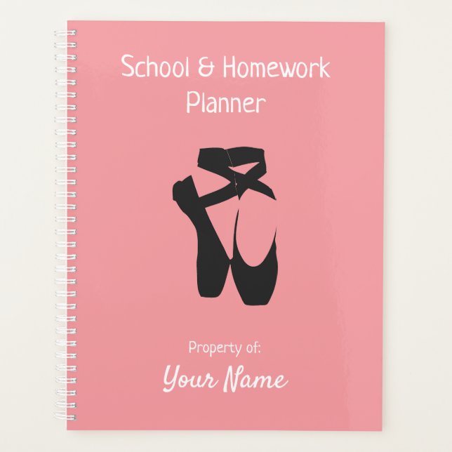 Ballet - Planificateur scolaire - HAMbyWG (Devant)