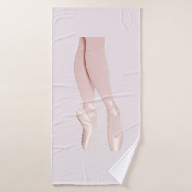 Ballet Point Shoes (Serviette de bain)