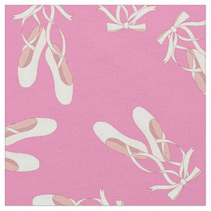 Ballet Pointe Shoes Niedlicher Tanz Tänzer Pink Gi Stoff
