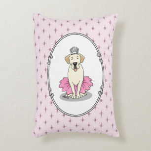 Ballet Princess Gelbe Labrador Labrador Retriever Dekokissen