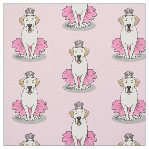 Ballet Princess Yellow Labrador Retriever Dog Stoff