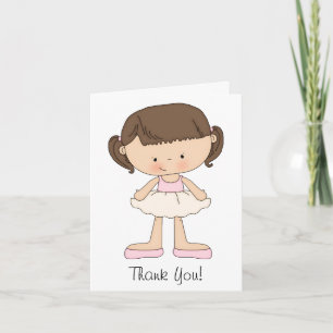 Ballet recital cards and thank you cards dankeskarte