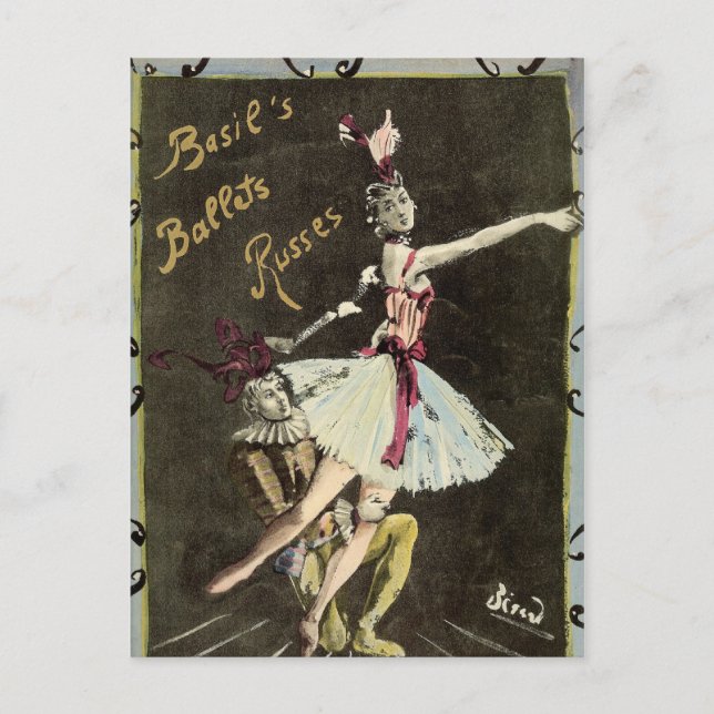 Ballet Russe Dancers Postkarte (Vorderseite)